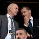Neuendorf und Ceferin kritisierten die FIFA-Pläne. - Bild: Marijan Murat/dpa