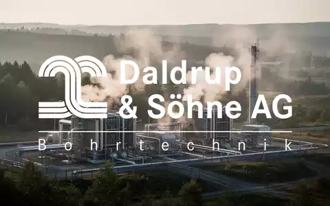 Industrielle Geothermie-Anlage in einer Landschaft bei Morgenlicht - Foto: über boerse-global.de