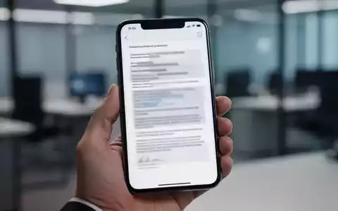 Ein Smartphone zeigt ein digitales Ausweisdokument, bei dem sensible Daten zur Sicherheit unkenntlich gemacht wurden. - Foto: über boerse-global.de