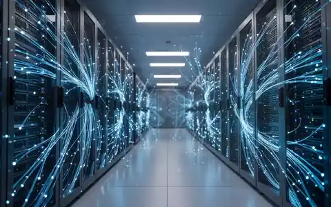 Moderne Serverräume und Glasfasertechnik als Symbol für die Sicherheit autonomer KI-Systeme. - Foto: über boerse-global.de