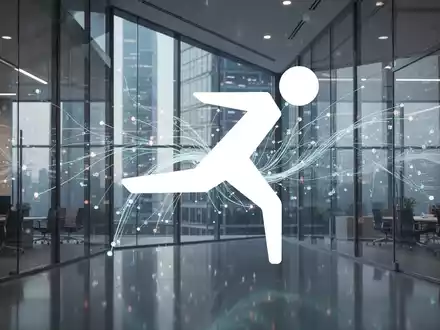 Modernes Bürogebäude mit digitaler Netzwerk-Visualisierung als Symbol für IT-Dienstleistungen und Technologie. - Foto: über boerse-global.de