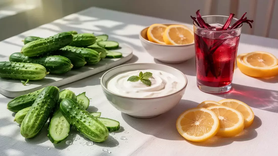 Hitze-Ernährung: Expertin empfiehlt saftig-säuerlich-salzige Kost