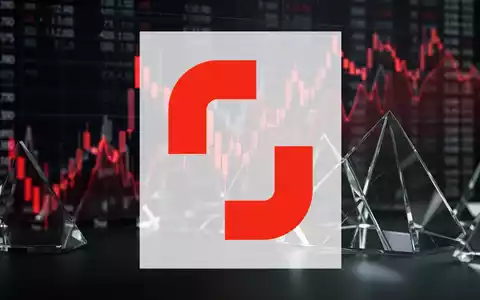 Abstrakte Darstellung eines fallenden Aktienmarktes durch rote Linien und dunkle, dynamische Lichtstimmungen. - Foto: über boerse-global.de