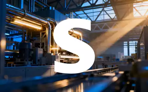Moderne industrielle Fertigungsanlage in goldener Beleuchtung als Symbol für wirtschaftliche Dynamik. - Foto: über boerse-global.de