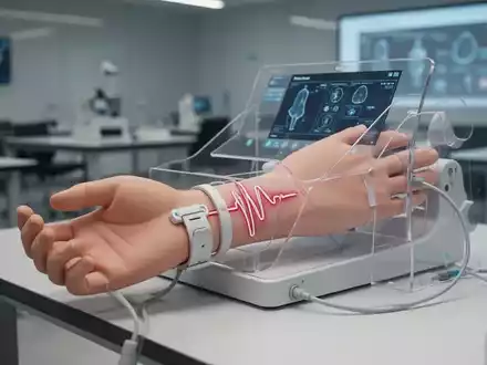 Hochmoderner medizinischer Pulssimulator für die Ausbildung in der Traditionellen Chinesischen Medizin. - Foto: über boerse-global.de