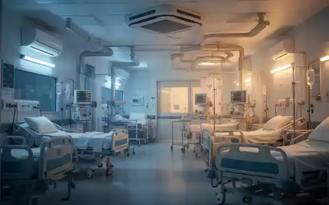 Modernes Krankenhauszimmer mit moderner Klimatisierungstechnik als Symbol für Hitzeschutzmaßnahmen in Kliniken. - Foto: über boerse-global.de