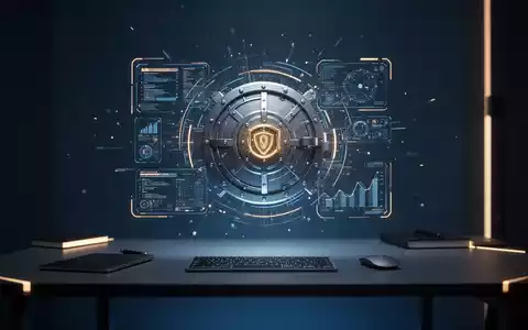 Konzeptionelle Darstellung einer sicheren digitalen Tresor-Oberfläche für KI-gesteuerte Finanztransaktionen. - Foto: über boerse-global.de