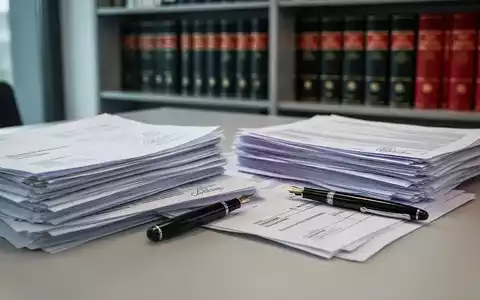 Ein Schreibtisch mit offiziellen Unterlagen und einem Füller in einer Kanzlei, symbolisch für ein Finanzgerichtsurteil. - Foto: über boerse-global.de
