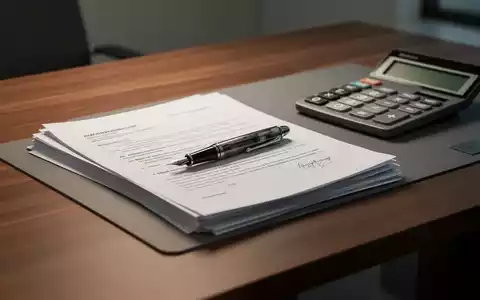 Ein Schreibtisch mit juristischen Unterlagen, einem Taschenrechner und einem Füllfederhalter, die eine Finanzthematik symbolisieren. - Foto: über boerse-global.de