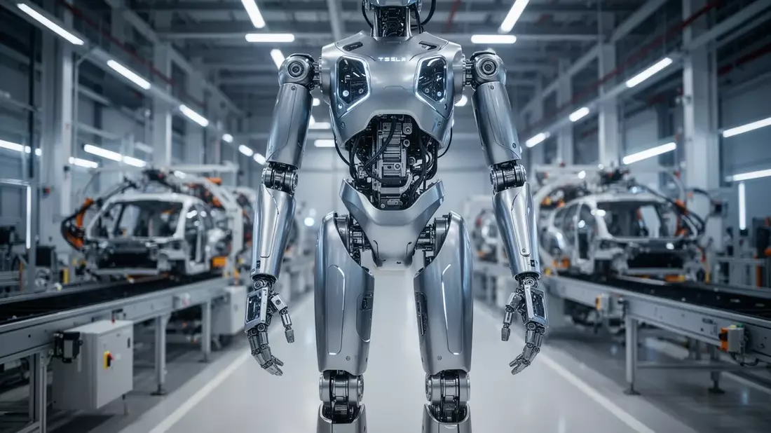 Tesla treibt Optimus-Produktion: Zehn Millionen Roboter jährlich geplant