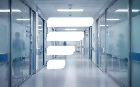 Moderner, heller Krankenhausflur in Blau- und Weißtönen als Symbol für Stabilität und Wachstum im Gesundheitssektor. - Foto: über boerse-global.de