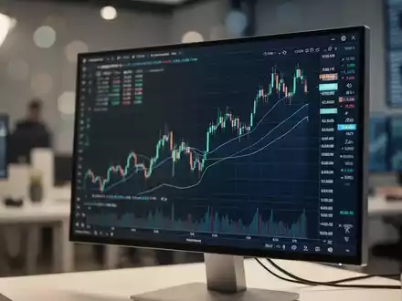 Digitale Börsenkursanzeige auf einem Monitor als Symbol für die Marktentwicklung des Vanguard FTSE All-World. - Foto: über boerse-global.de