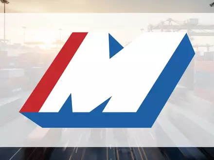 Abstrakte Darstellung eines modernen Logistikzentrums bei Sonnenuntergang als Symbol für Wachstum im Transportsektor. - Foto: über boerse-global.de