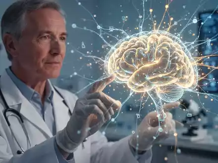 Abstrakte Darstellung neuronaler Netzwerke und Gehirngesundheit in einem professionellen medizinischen Kontext. - Foto: über boerse-global.de