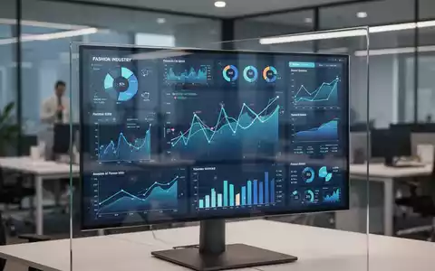 Digitales Dashboard mit Modemarktdaten und Analysetrends auf einem modernen Computerbildschirm in einem Büro. - Foto: über boerse-global.de