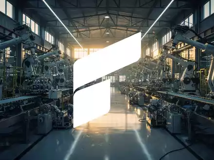 Moderne Industrieanlage bei Sonnenaufgang, die Präzisionstechnik und industrielle Fertigung symbolisiert. - Foto: über boerse-global.de
