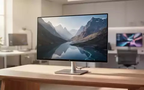 Hochwertiger 4K-Monitor auf einem minimalistischen Schreibtisch in einem modernen Home-Office. - Foto: über boerse-global.de