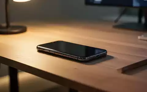 Ein Smartphone liegt auf einem minimalistischen Schreibtisch und symbolisiert die Versuchung zur Internetnutzung. - Foto: über boerse-global.de