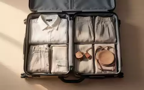 Minimalistisch gepackter Koffer mit einer Capsule Wardrobe aus aufeinander abgestimmten Kleidungsstücken. - Foto: über boerse-global.de