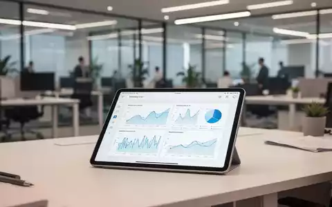 Digitales Tablet mit Gesundheitsdaten in einer modernen Büro-Umgebung als Symbol für betriebliche Gesundheitsförderung. - Foto: über boerse-global.de