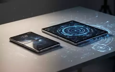 Ein hochwertiges faltbares Smartphone und Tablet auf einem Schreibtisch, die die OriginOS 7 Beta-Testumgebung repräsentieren. - Foto: über boerse-global.de