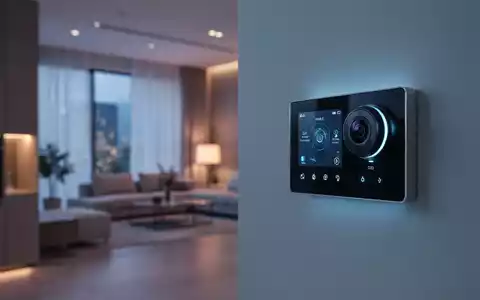 Modernes Smart-Home-Sicherheitssystem mit digitaler Steuereinheit in einem minimalistisch gestalteten Wohnraum. - Foto: über boerse-global.de