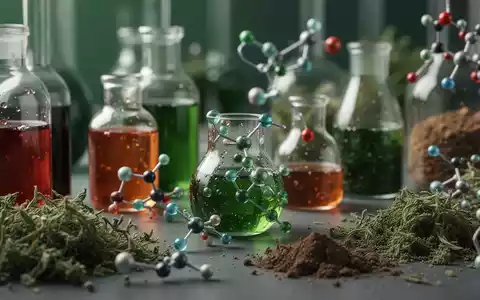 Nahaufnahme von Pflanzenextrakten und botanischen Molekülen in einem Laborumfeld zur Illustration bioaktiver Stoffe. - Foto: über boerse-global.de