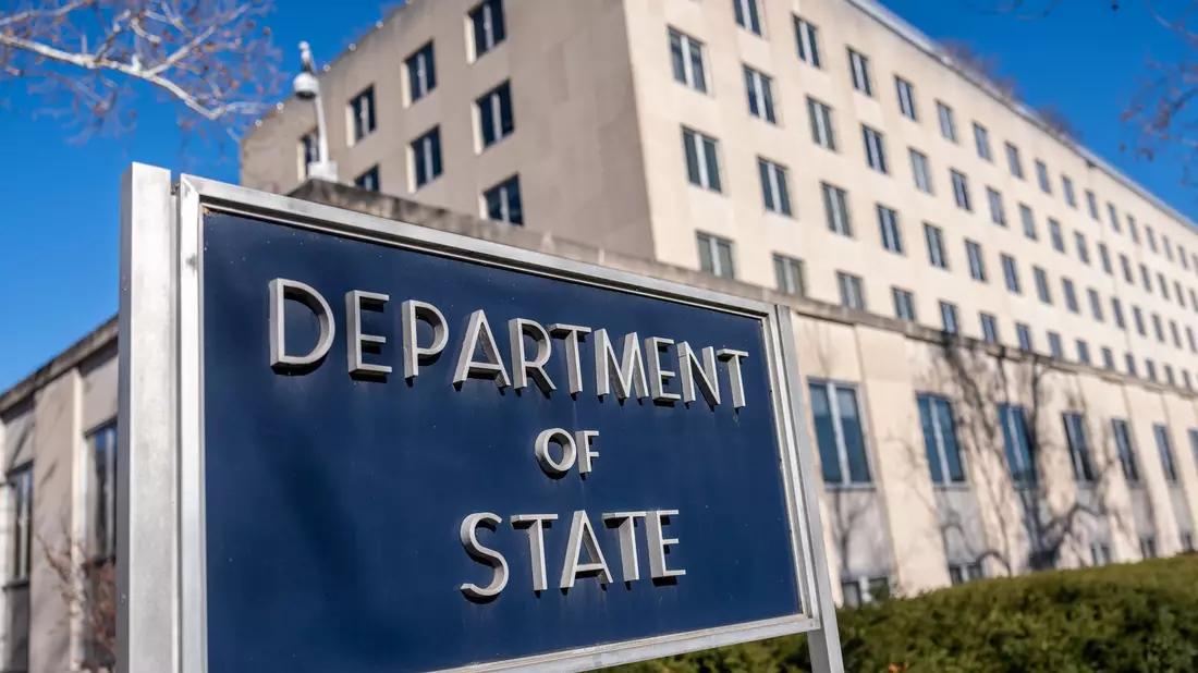 Mit einer falschen Landkarte hat sich das US-Außenministerium einen peinlichen Fauxpas geleistet. (Archivfoto) - Bild: Michael Kappeler/dpa