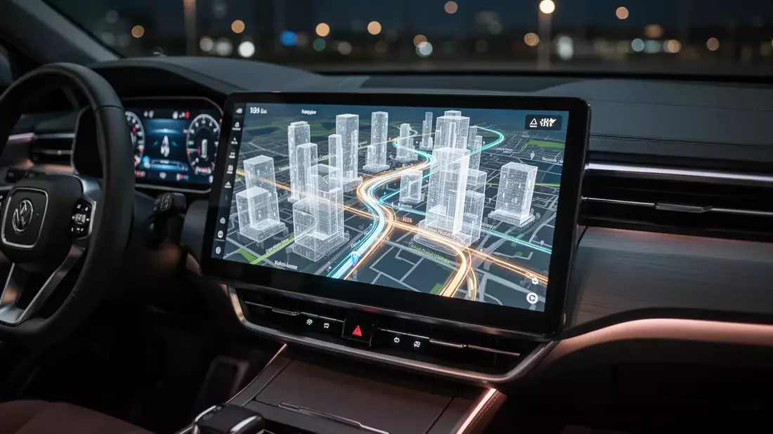 Google Maps: Transparente 3D-Gebäude revolutionieren Android Auto