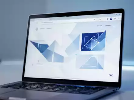 Moderner Laptop-Bildschirm mit minimalistischer Browser-OberflĂ€che und sauberen, professionellen Designelementen. - Foto: ĂŒber boerse-global.de