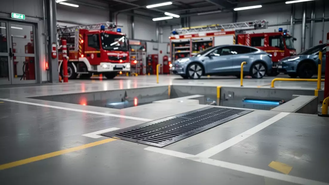 Neue VDI-Richtlinie: Löschwasserrückhaltung bei E-Auto-Bränden wird Pflicht