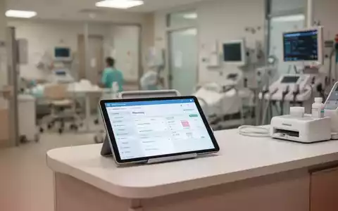 Digitales Tablet in einer Pflegeeinrichtung zur Darstellung von Arzneimitteldaten im Rahmen der digitalen Heimversorgung. - Foto: über boerse-global.de