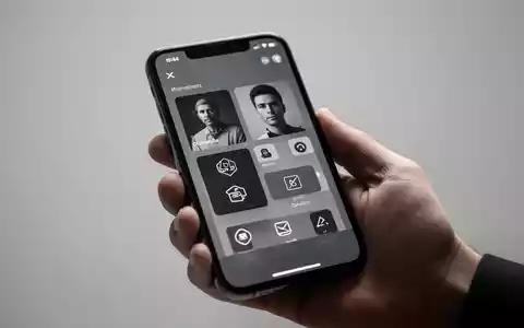 Ein iPhone mit einer Benutzeroberfläche in Graustufen, die zur Reduzierung visueller Reize dient. - Foto: über boerse-global.de