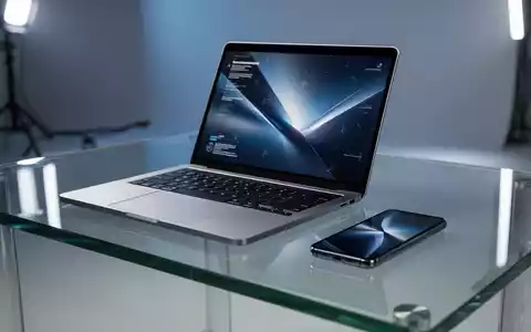 Modernes Smartphone und Laptop auf einem eleganten Schreibtisch, die Apples neueste Software-Sicherheitsupdates repräsentieren. - Foto: über boerse-global.de