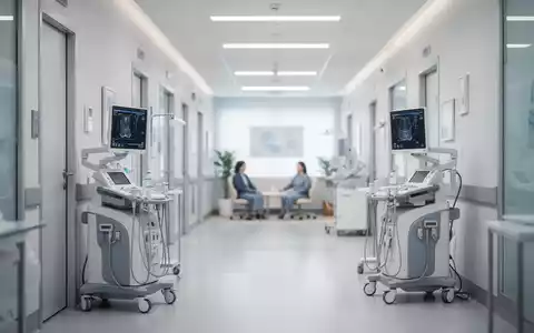 Moderner Empfangsbereich und Flur in einem medizinischen Zentrum mit hochwertiger Ausstattung. - Foto: über boerse-global.de