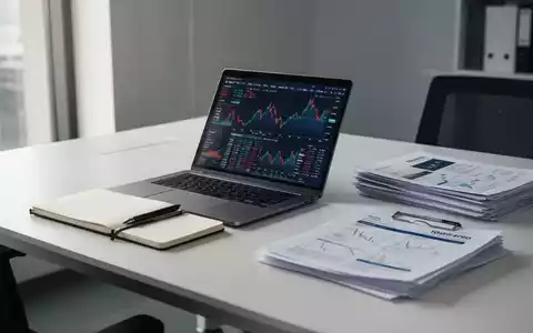 Ein moderner, aufgeräumter Büroarbeitsplatz mit Laptop und Unterlagen als Symbol für Arbeitsmarkt und Beschäftigung. - Foto: über boerse-global.de