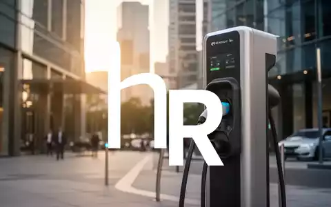 Moderne Schnellladestation für Elektrofahrzeuge vor einem urbanen Gewerbegebäude. - Foto: über boerse-global.de