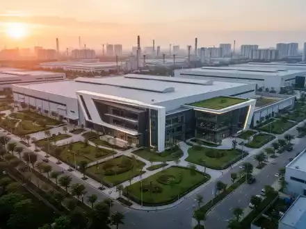 Moderne Industriearchitektur in einer vietnamesischen Sonderwirtschaftszone bei Sonnenuntergang. - Foto: über boerse-global.de