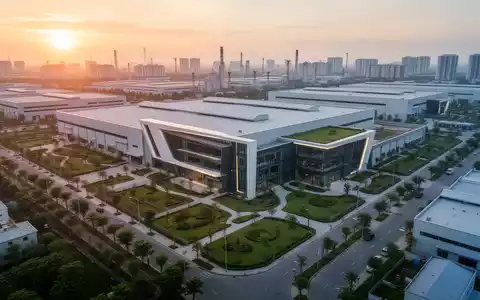 Moderne Industriearchitektur in einer vietnamesischen Sonderwirtschaftszone bei Sonnenuntergang. - Foto: über boerse-global.de