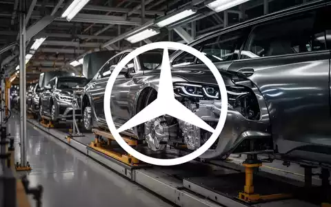 Abstrakte Darstellung einer modernen Luxus-Automobilproduktion mit Fokus auf Präzision und hochwertige Fertigungstechnik. - Foto: über boerse-global.de