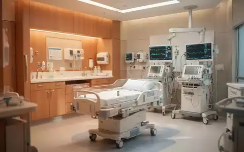 Moderner, heller Kreißsaal in einem Krankenhaus mit hochwertiger medizinischer Ausstattung und freundlicher Atmosphäre. - Foto: über boerse-global.de