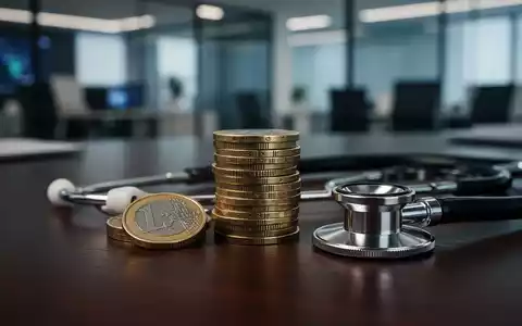 Stethoskop und Euro-Münzen auf einem Schreibtisch als Symbol für die Finanzkrise bei gesetzlichen Krankenkassen. - Foto: über boerse-global.de