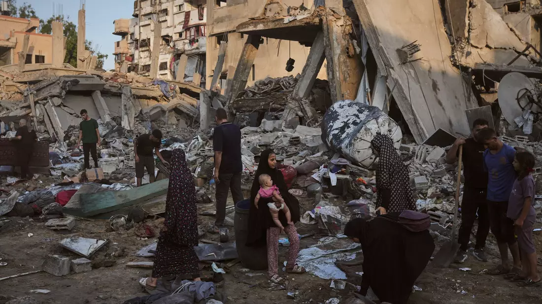 Der Plan für den Gazastreifen ist ambitioniert. - Bild: Jehad Alshrafi/AP/dpa