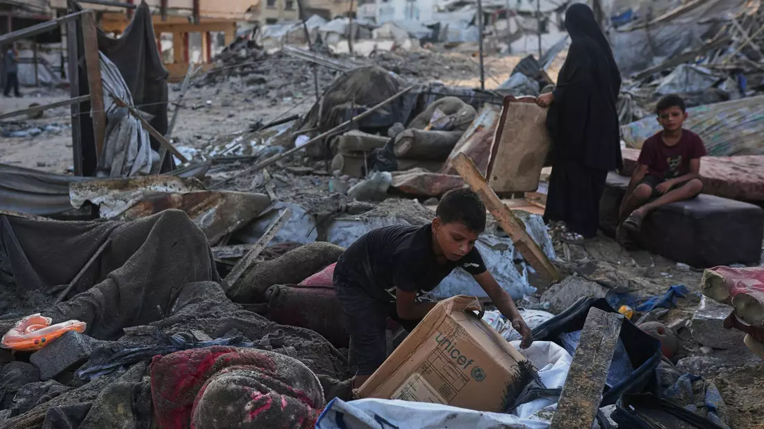 Wie sieht der Plan für die Zukunft des Gazastreifens aus? - Bild: Jehad Alshrafi/AP/dpa