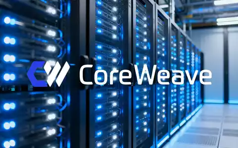 Abstrakte Darstellung eines modernen Hochleistungs-Rechenzentrums mit leuchtenden Server-Racks. - Foto: über boerse-global.de
