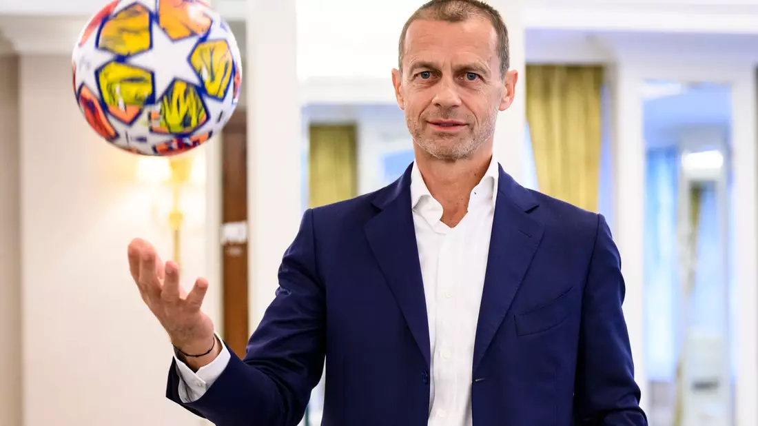Organisiert Europas Widerstand: UEFA-Boss Ceferin. (Archivbild) - Bild: Tom Weller/dpa