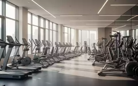 Modernes, lichtdurchflutetes Fitnessstudio mit hochwertigen Trainingsgeräten in einer professionellen Umgebung. - Foto: über boerse-global.de