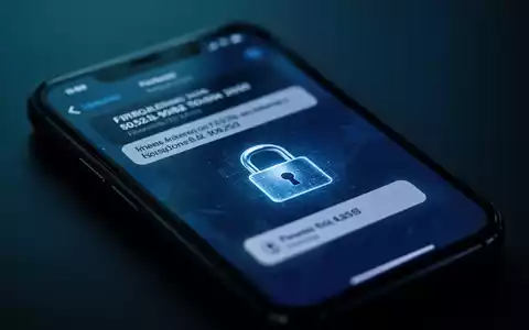 Smartphone-Bildschirm mit digitalem Sicherheitswarnsymbol für Betrugsrisiken bei Messaging-Apps. - Foto: über boerse-global.de