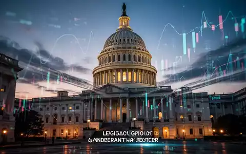 Das US-Kapitol in der Abenddämmerung symbolisiert den ins Stocken geratenen Gesetzgebungsprozess zur Kryptowährungsregulierung. - Foto: über boerse-global.de