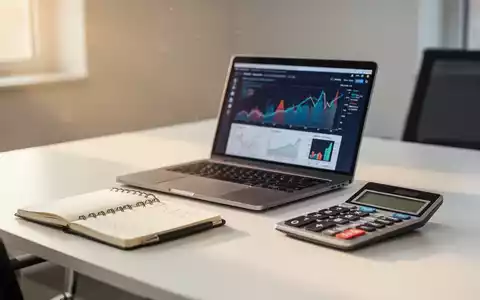 Moderner Büroarbeitsplatz mit Laptop, Notizbuch und Taschenrechner zur Veranschaulichung wirtschaftlicher Reformen. - Foto: über boerse-global.de